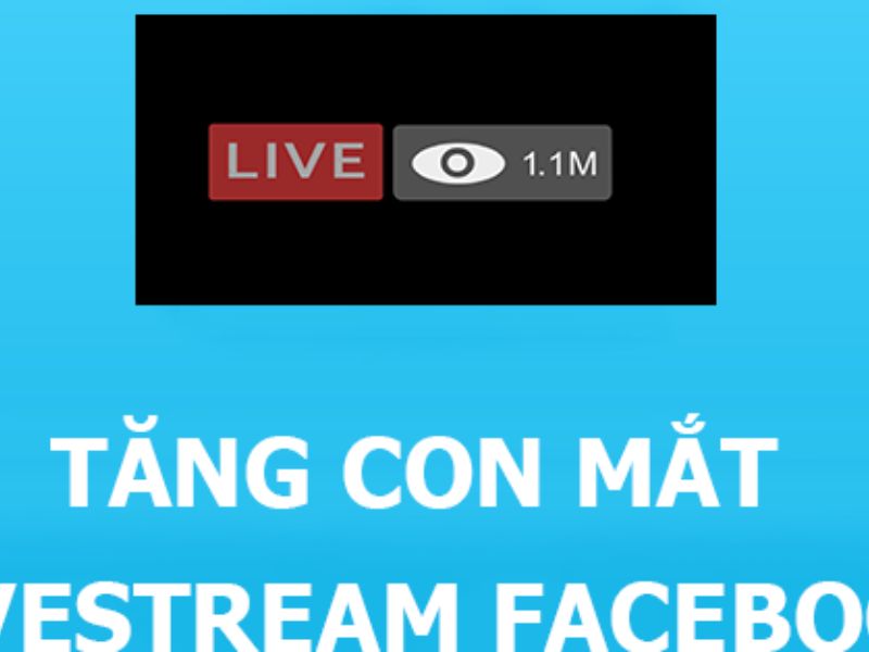 phần mềm tăng mắt Livestream