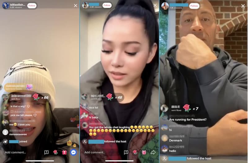 quà tặng livestream Tiktok
