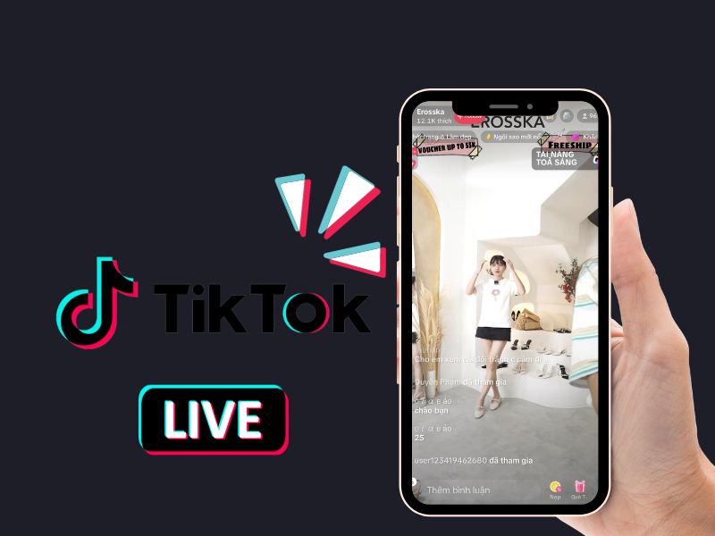 Tính năng livestream tiktok 